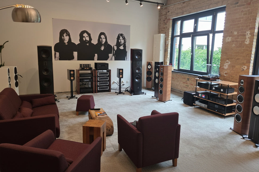 Große Lautsprecher, große Emotionen – willkommen in unserem High-End-Studio