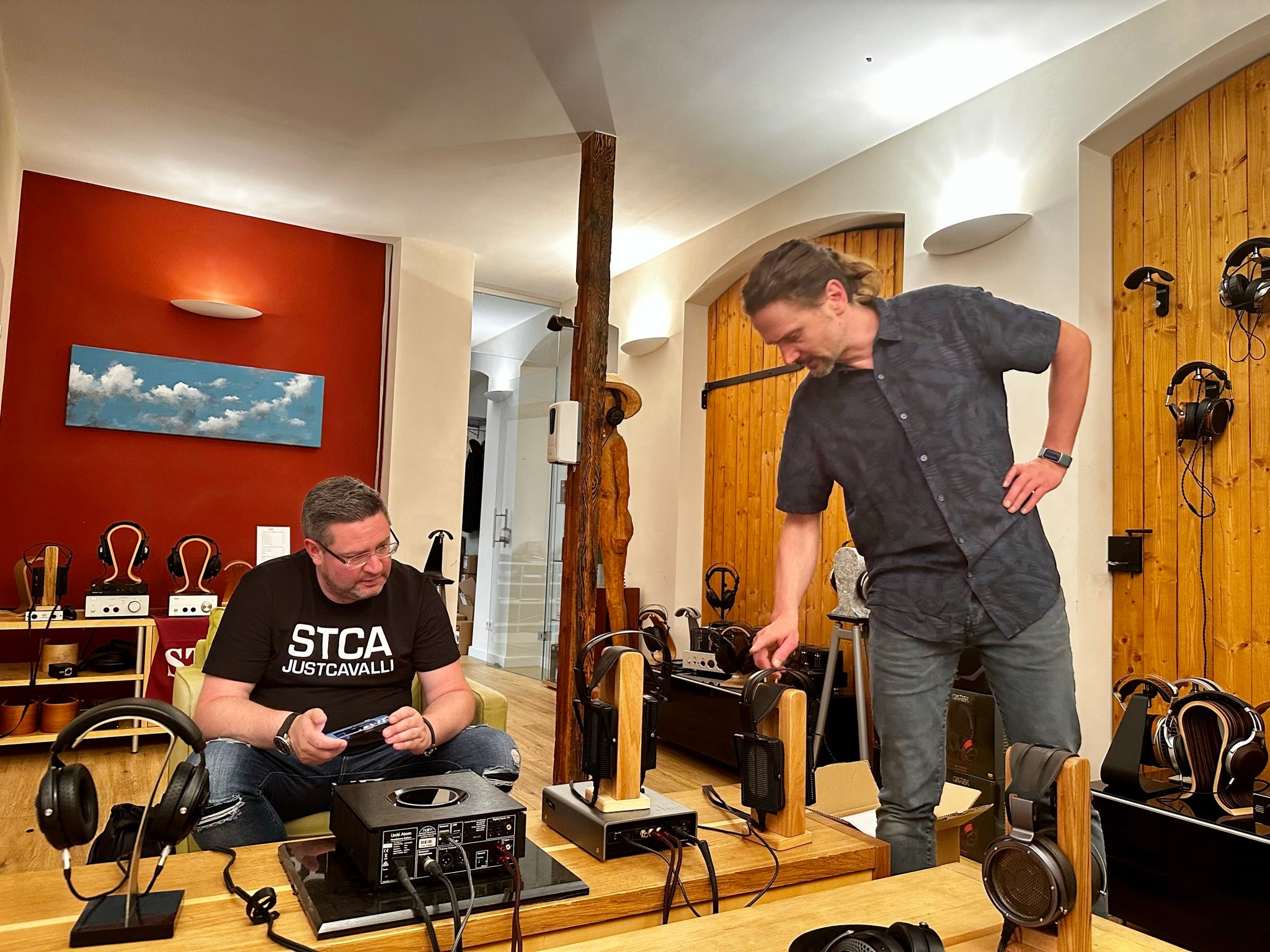 Große Hör-Session: Naim Uniti Atom HE Edition/Focal Clear MG + Utopia und zwei Stax-Sets