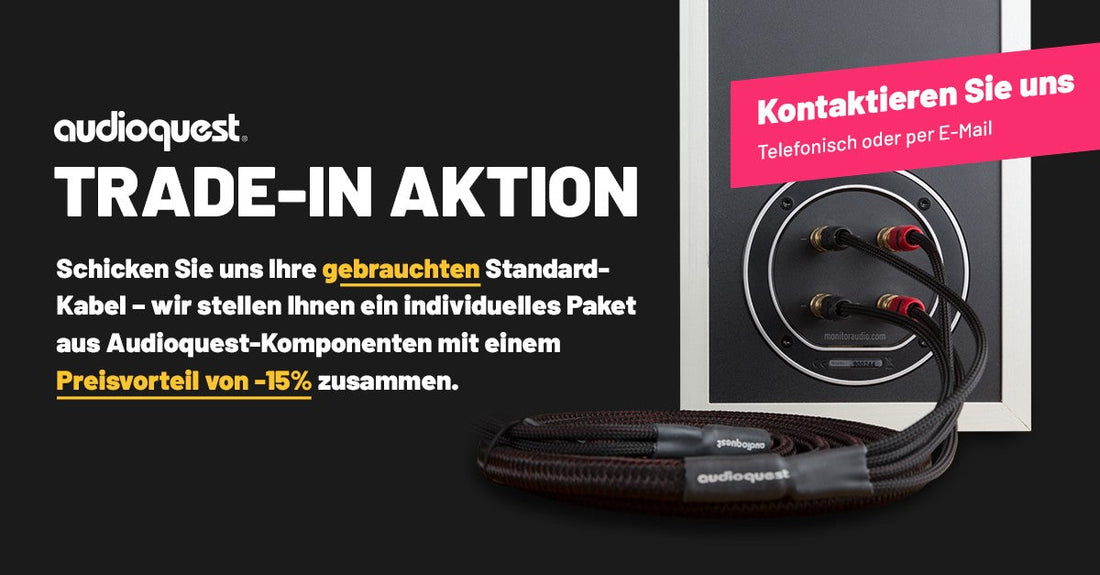 Profitieren Sie von wertigen Kabeln von AudioQuest