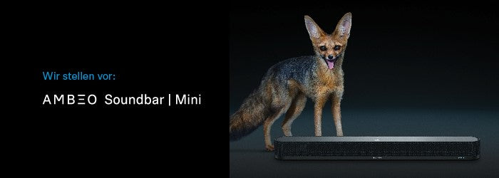 Erstmals live erleben: Die neue Sennheiser AMBEO Soundbar Mini