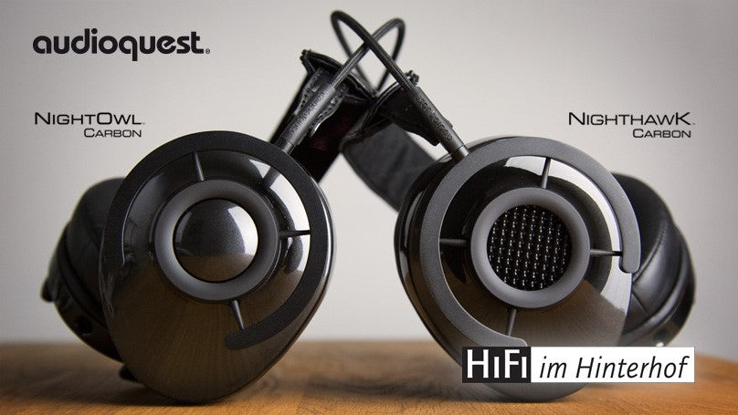 Neu & vorführbereit: AudioQuest NightOwl Carbon & NightHawk Carbon