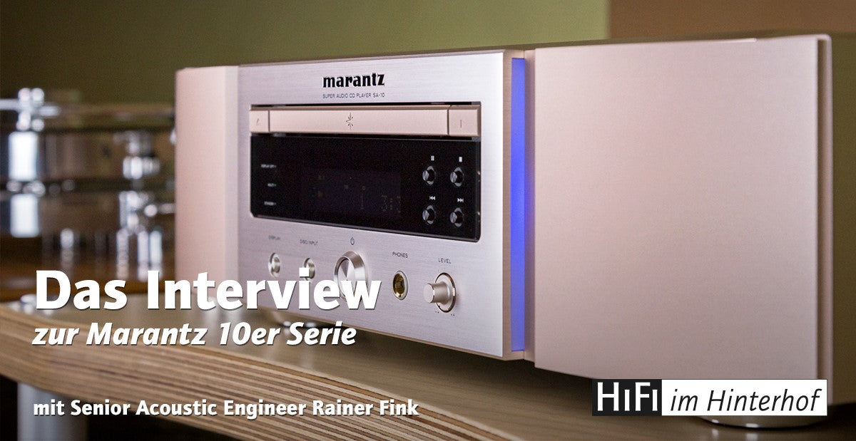Interview mit Rainer Finck von Marantz zu SA-10 und PM-10