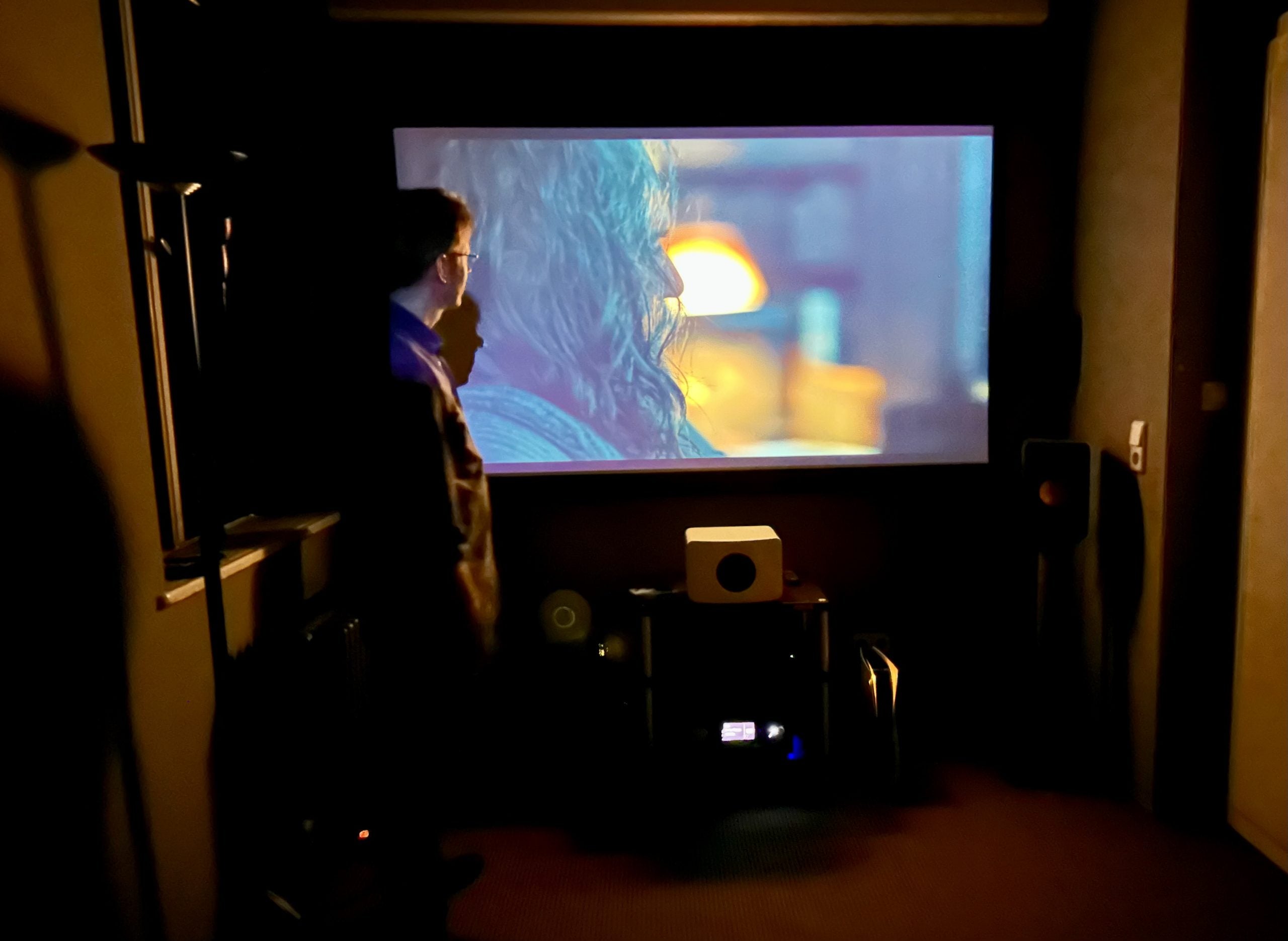 Heimkino-Setup: 12m² Raum - Großes Kino