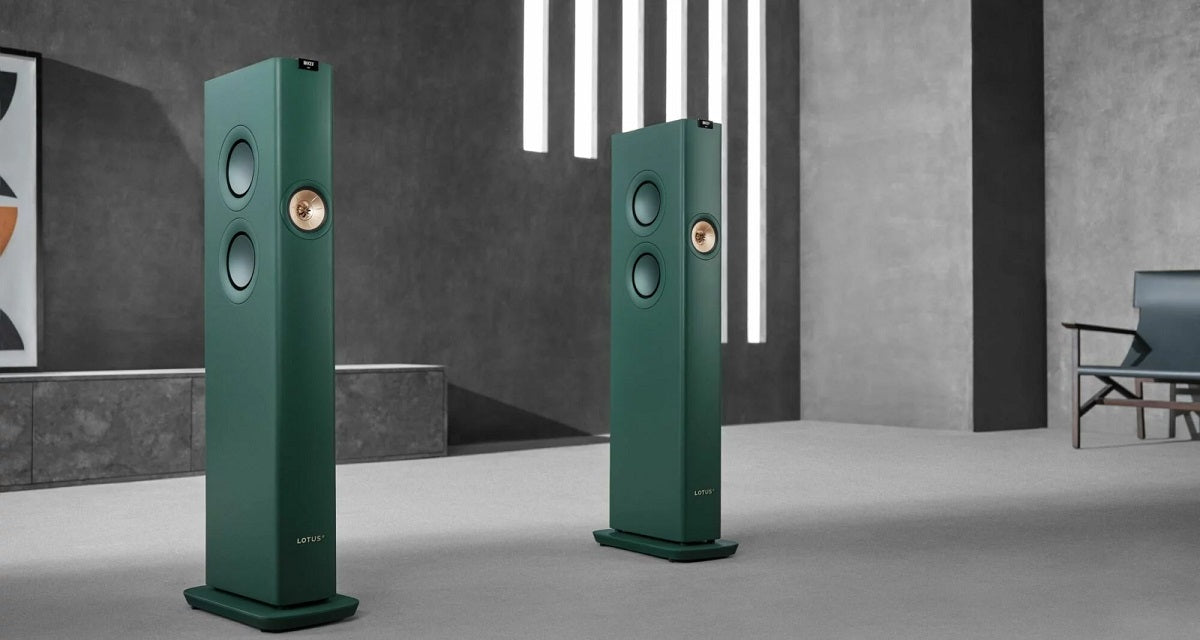 Jetzt bei uns: Die KEF LS60 in der Lotus Variante