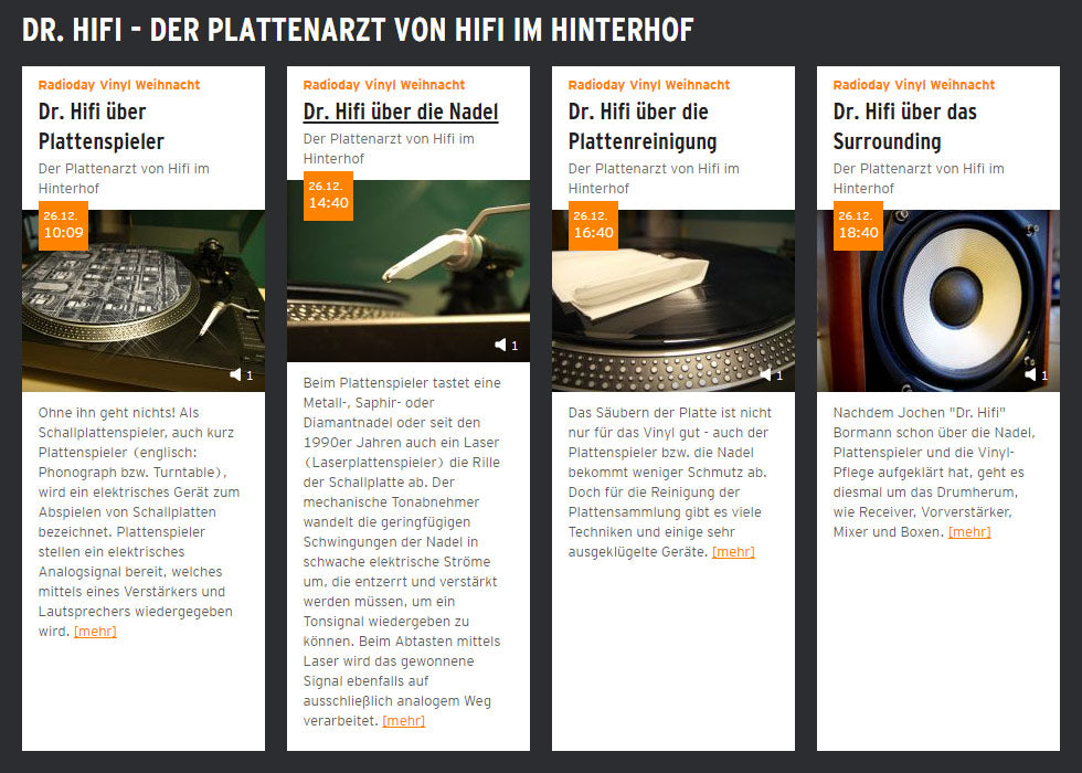 Vinyl-Spezial auf radioeins
