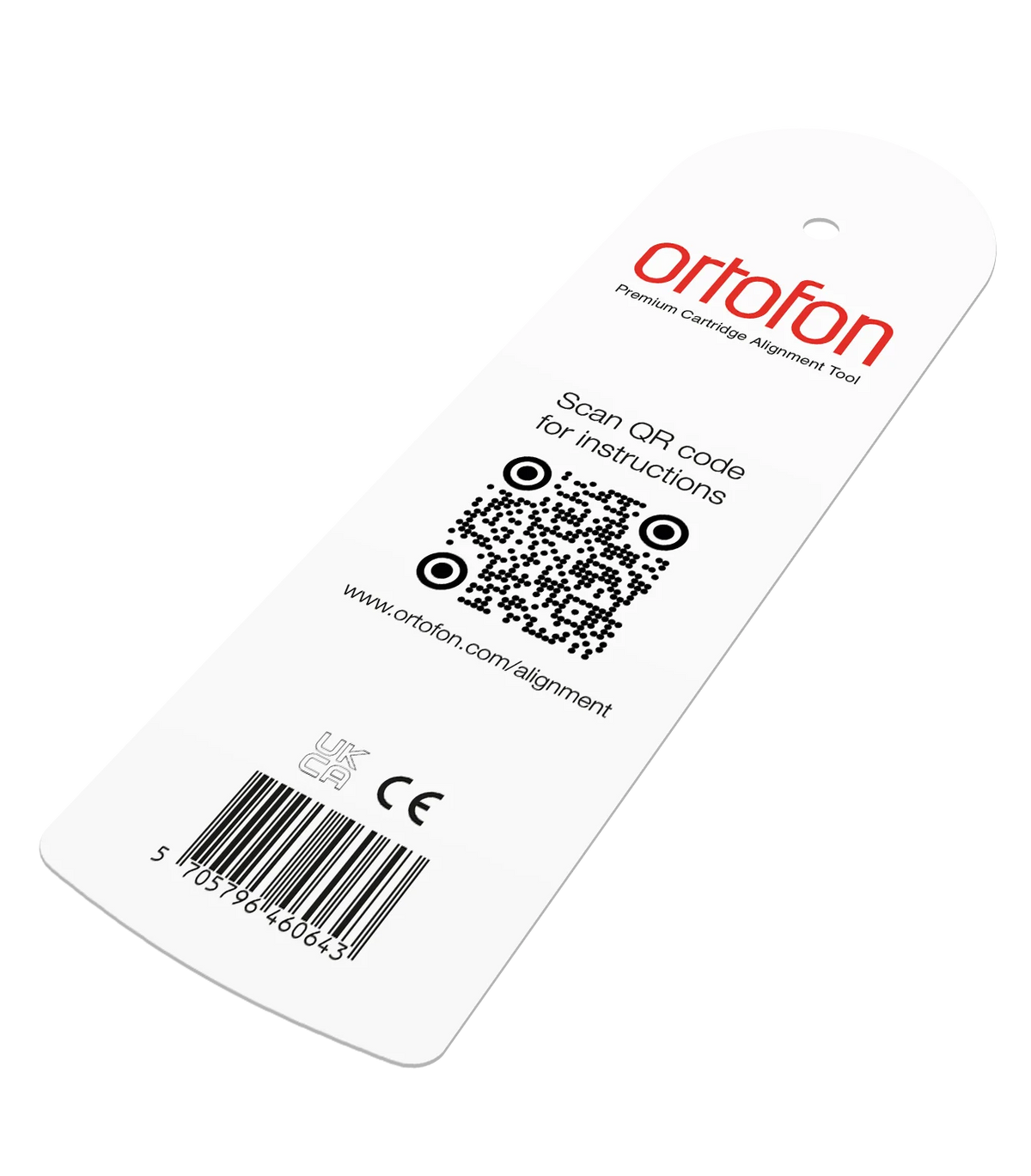 Ortofon Premium-Justageschablone für Tonabnehmer