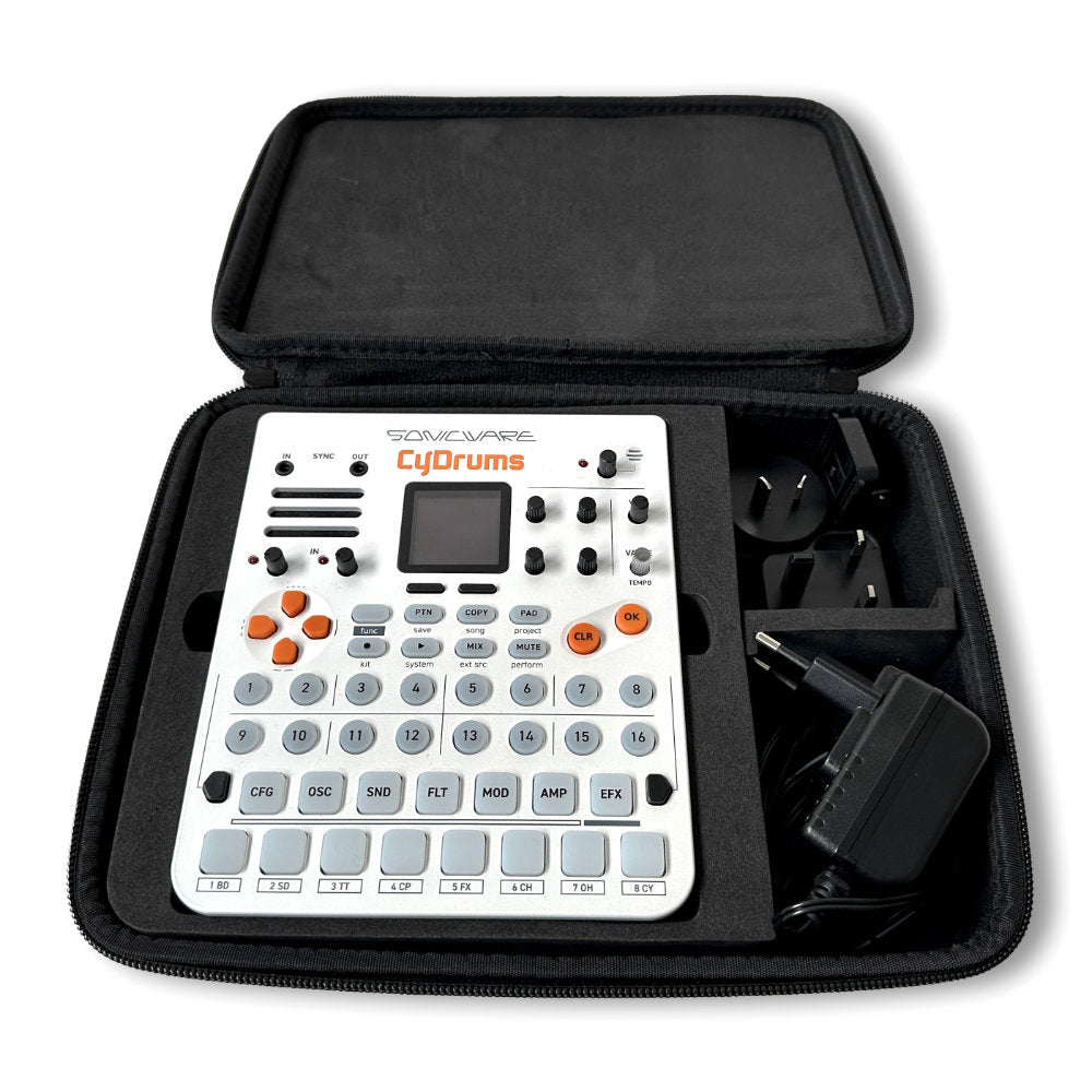 Sonicware CyDrums – Expressive Drum Synthesizer, inkl. Case