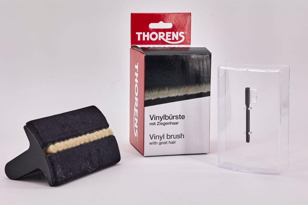 Thorens Vinylbürste mit Ziegenhaar