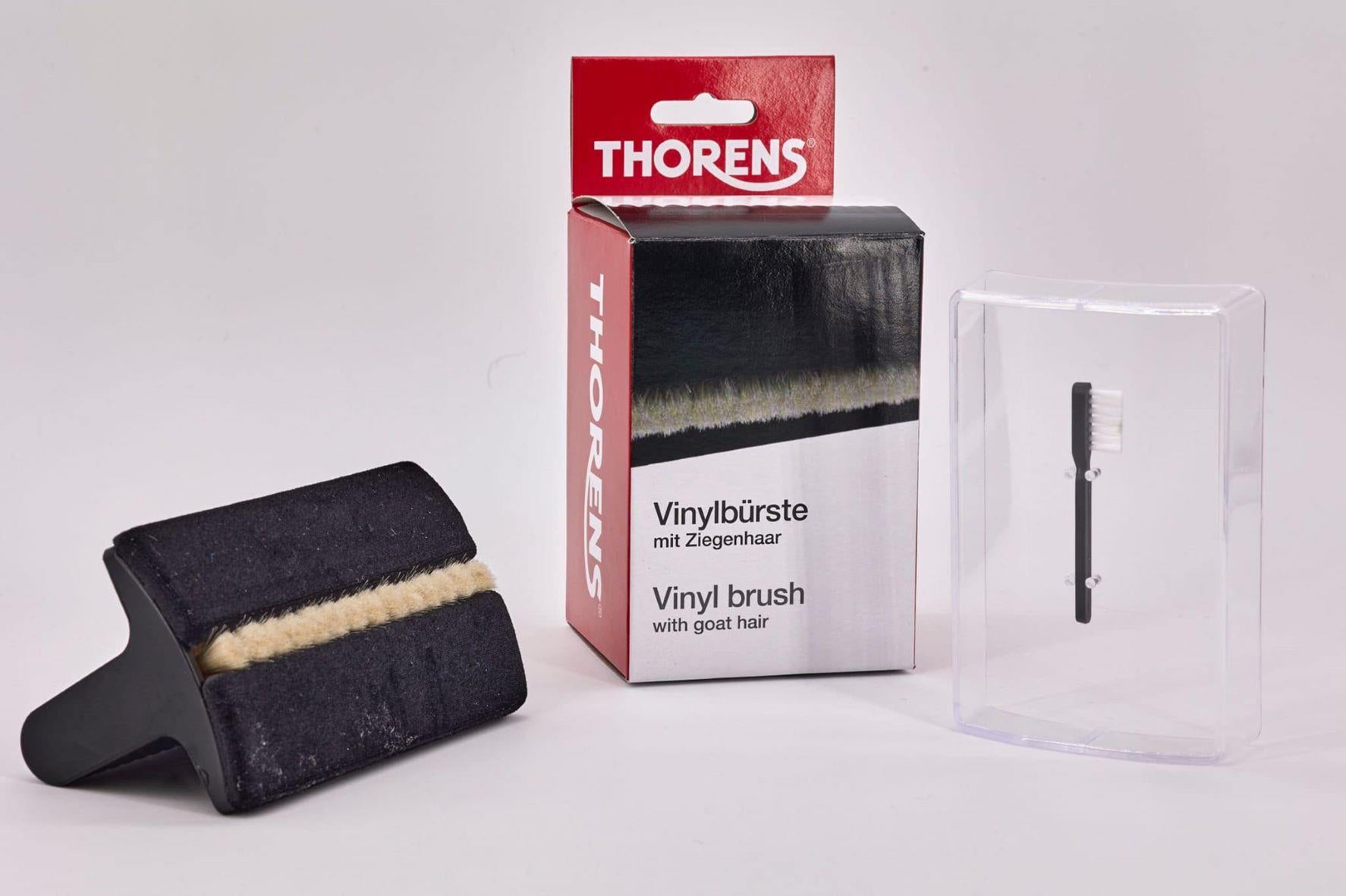 Thorens Vinylbürste mit Ziegenhaar