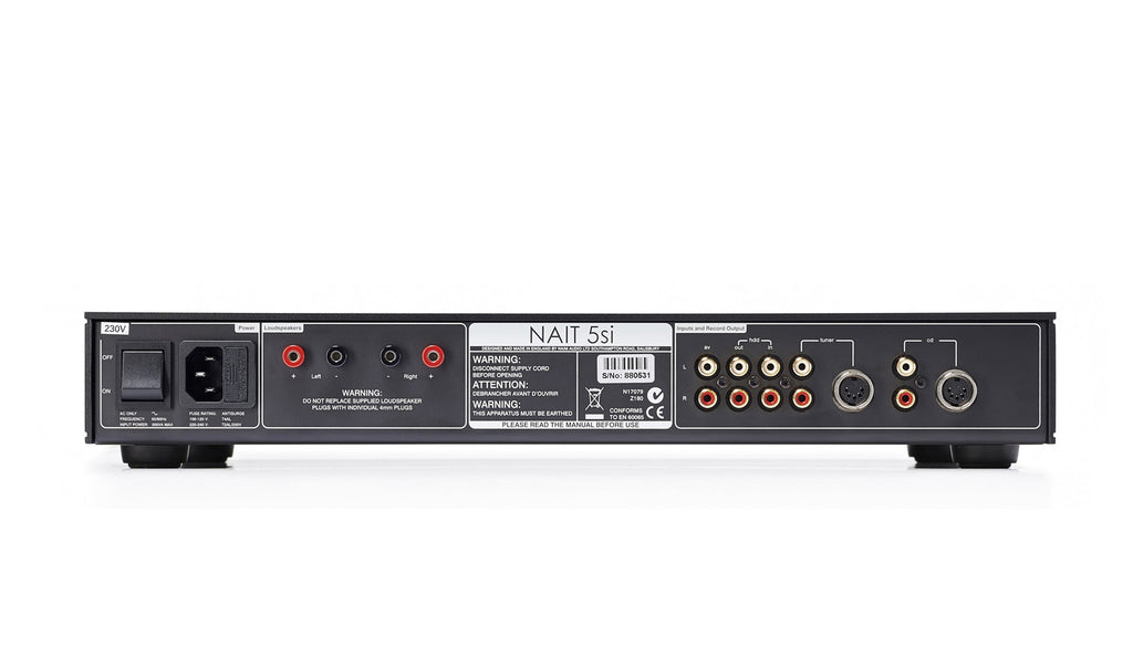 naim audio nait 5si vollverstärker amplifier schwarz