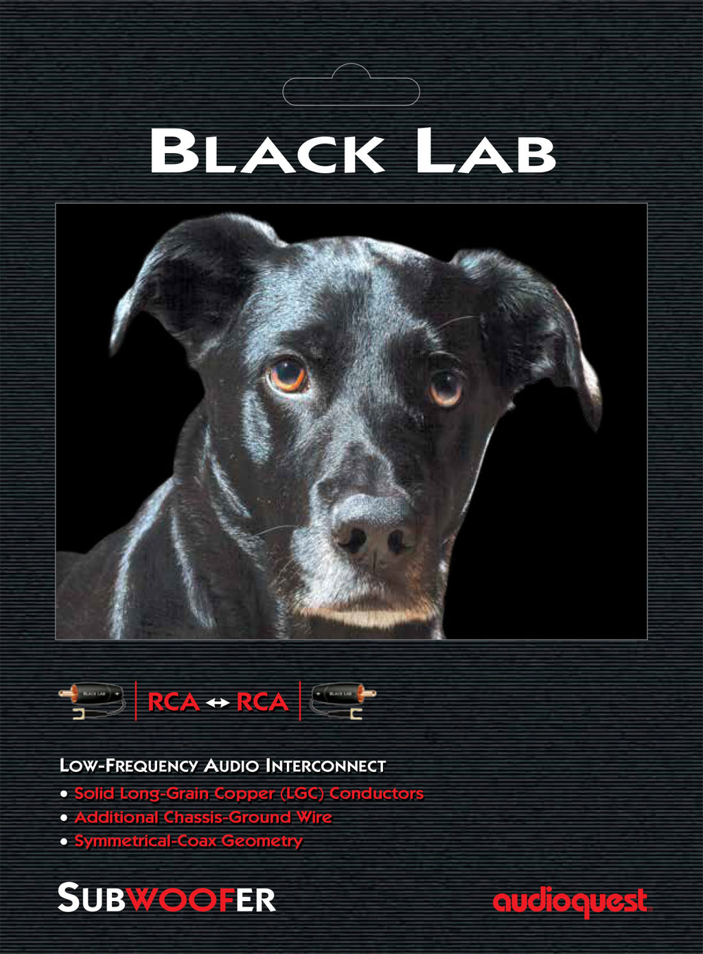 AudioQuest Black Lab Subwooferkabel Bild 2