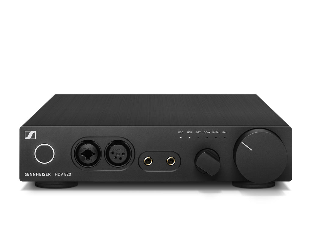 schwarz sennheiser hdv 820 digitaler kopfhörer verstärker high end