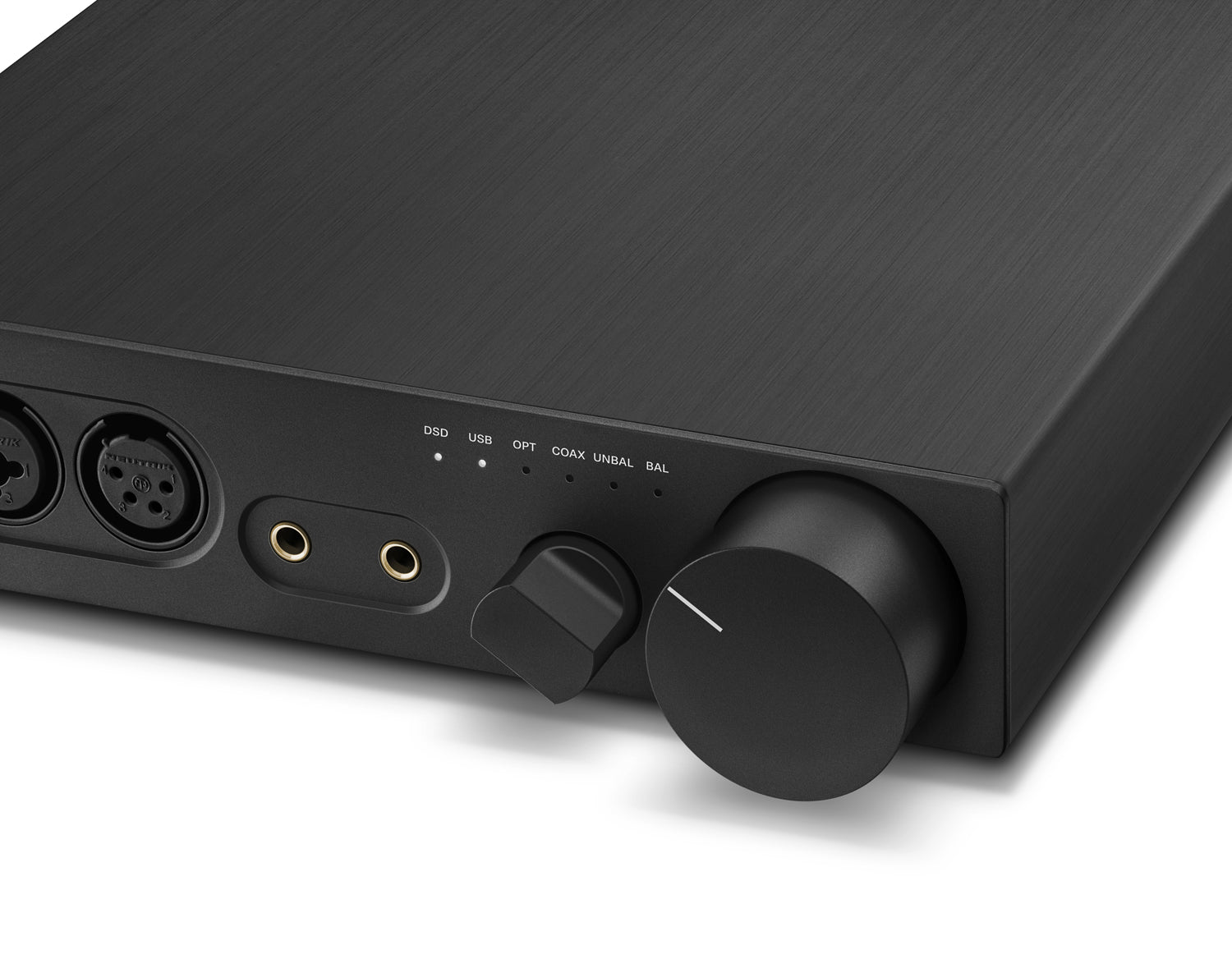 detail schwarz sennheiser hdv 820 digitaler kopfhörer verstärker high end