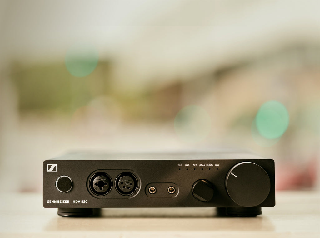 schwarz sennheiser hdv 820 digitaler kopfhörer verstärker high end