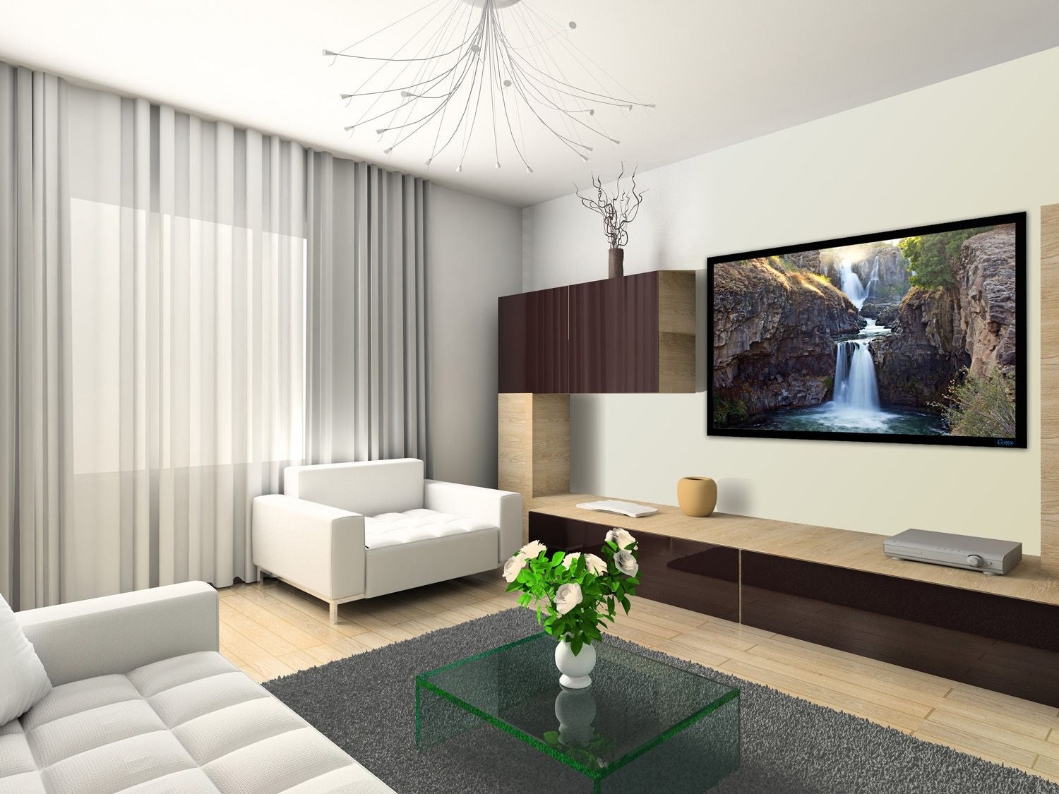 stewart cima fixed frame rahmenleinwand