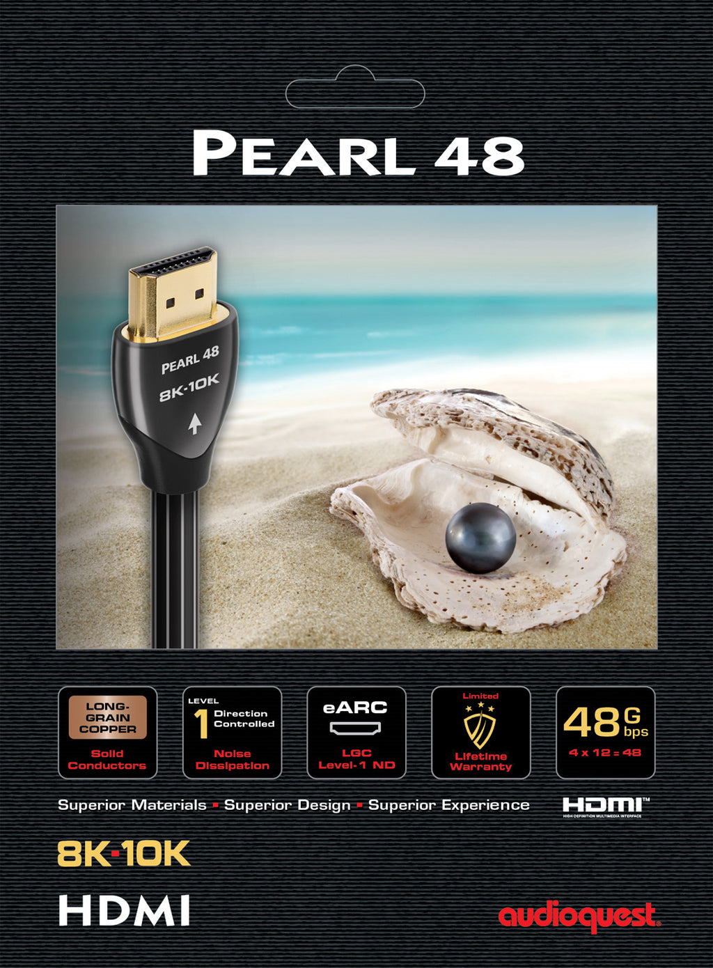 audioquest pearl hdmi 48 digitalkabel