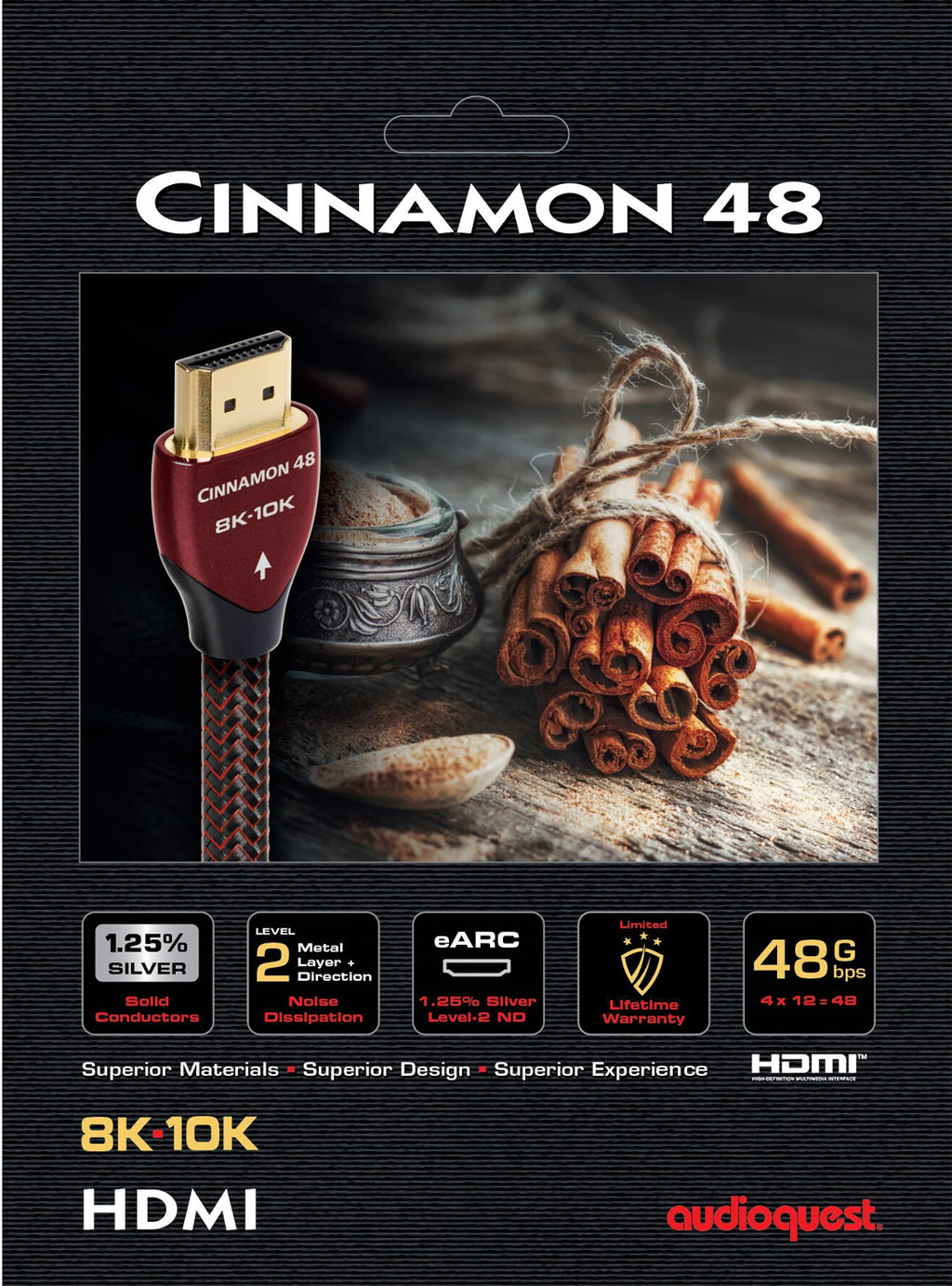audioquest cinnamon hdmi 48 digitalkabel