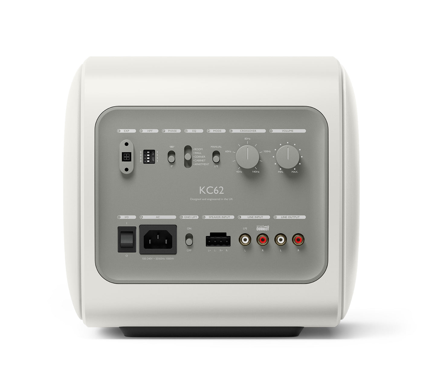 kef kc62 subwoofer white