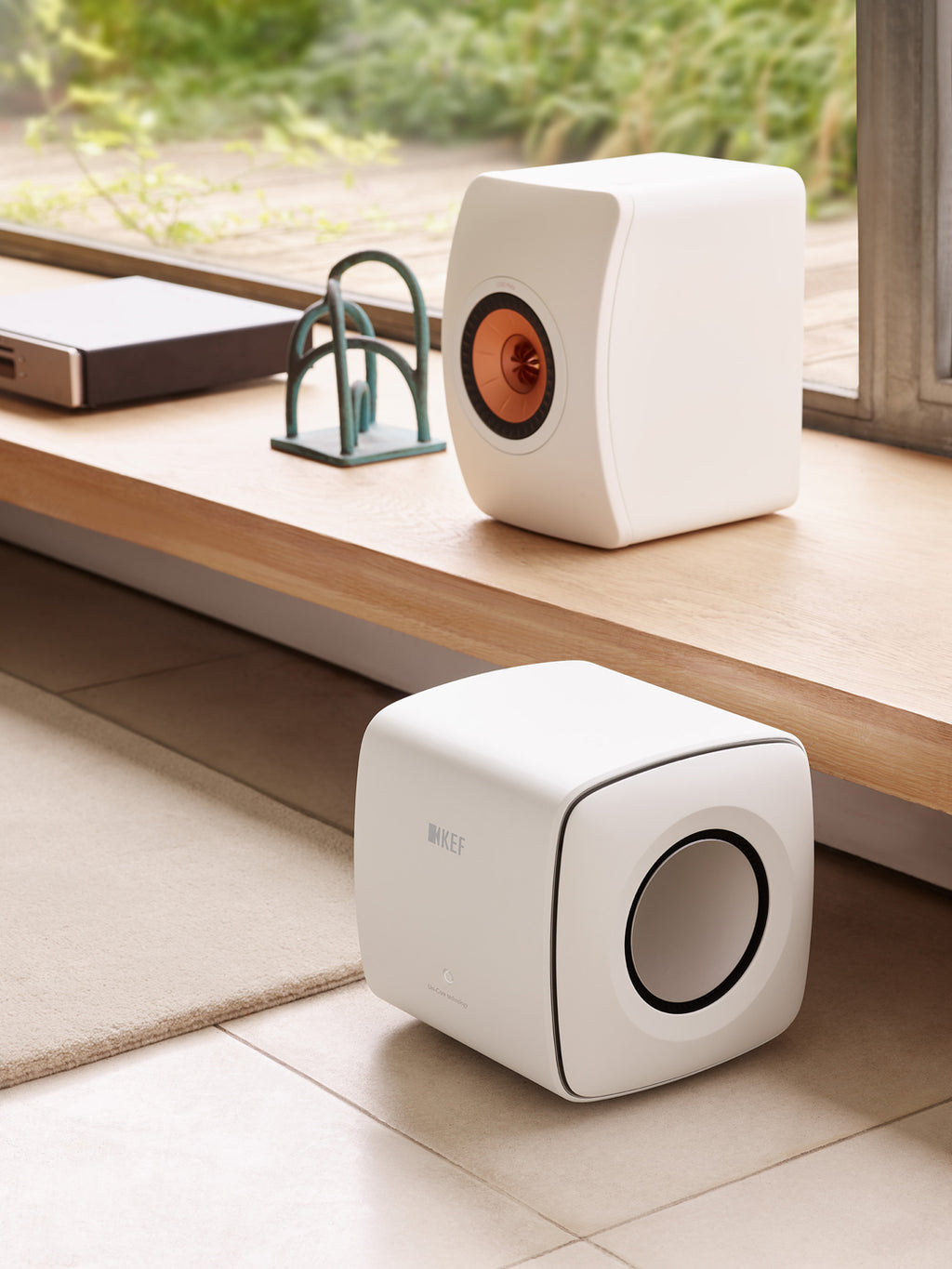kef kc62 subwoofer white