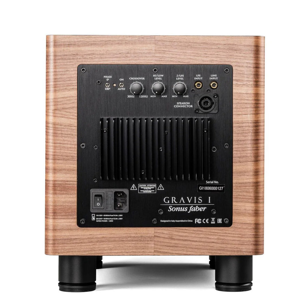 sonus faber gravis i 1 subwoofer berlin walnuss