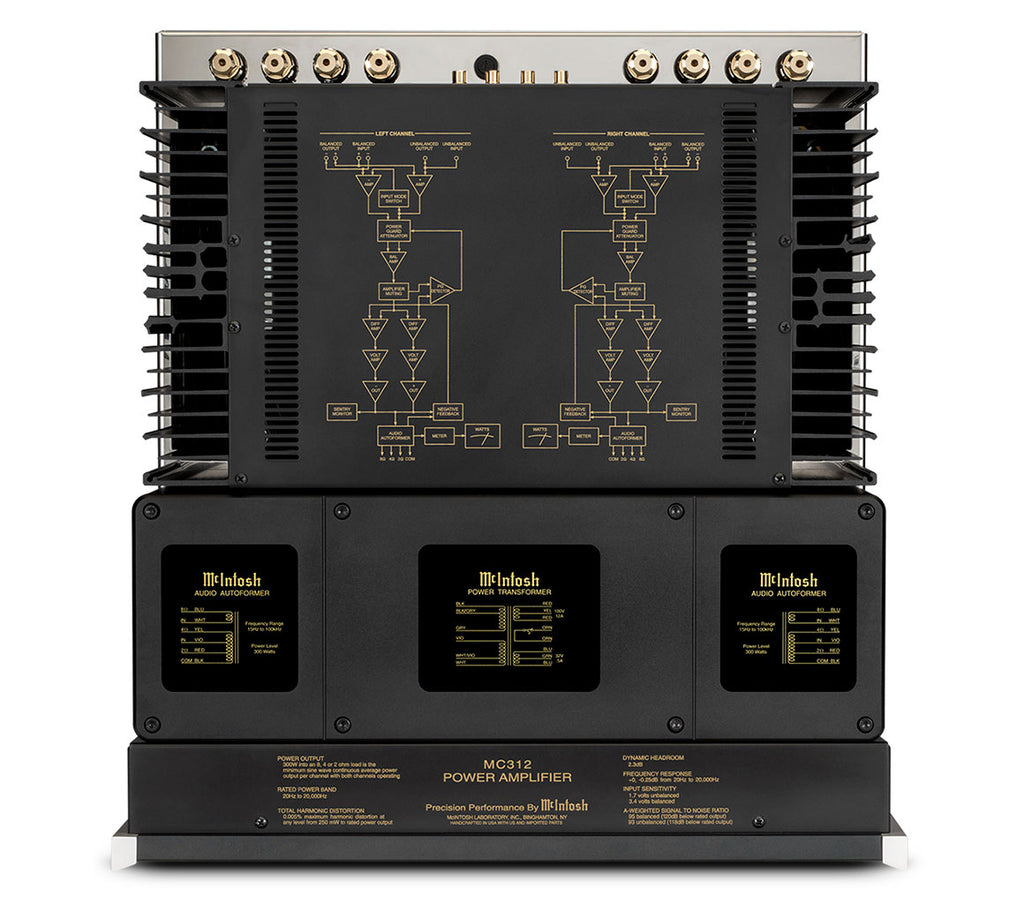 mcintosh mc312 enstufe amplifier