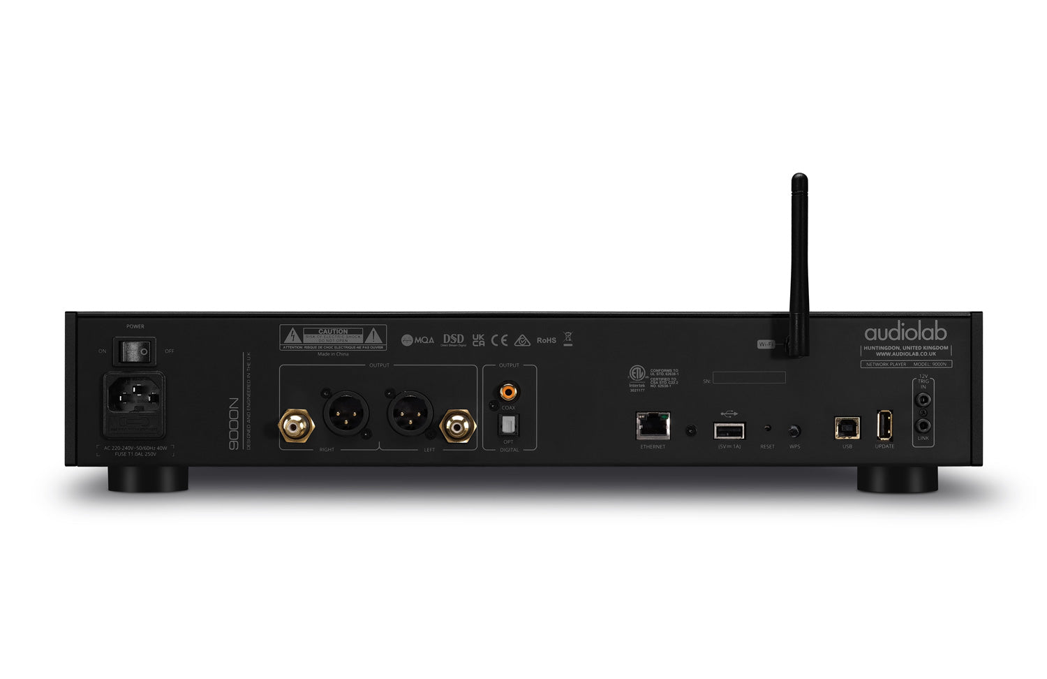 audiolab 9000n streaming player schwarz berlin