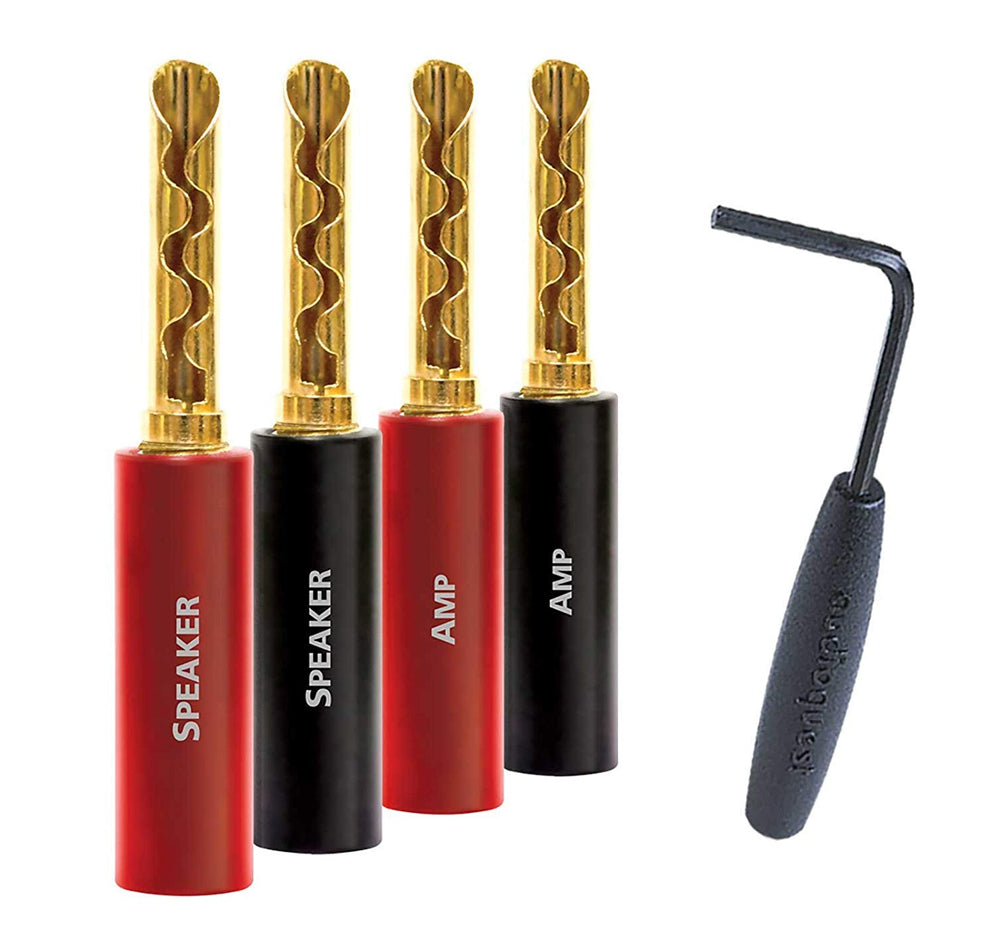 AudioQuest Sure Grip 100 Banana Gold (8 Stück) Bild 1