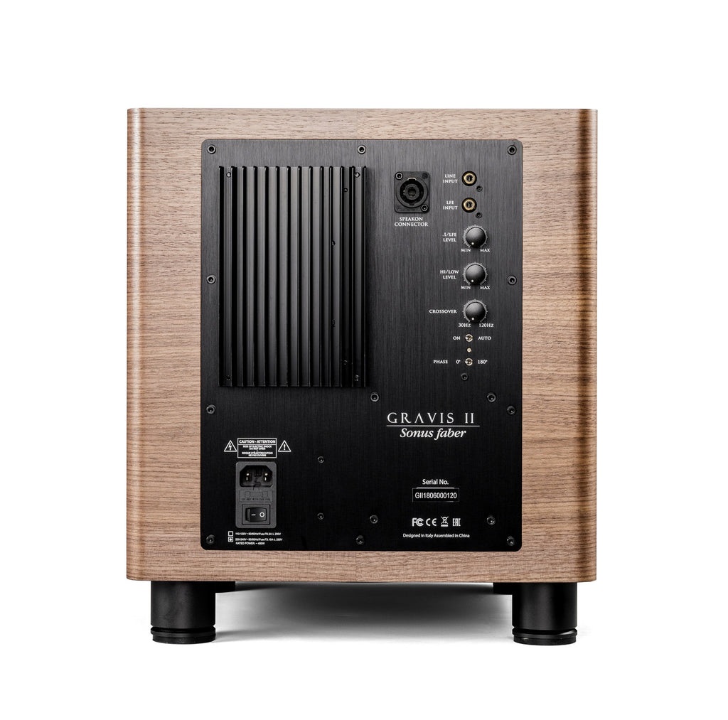 sonus faber gravis ii 2 subwoofer berlin walnuss
