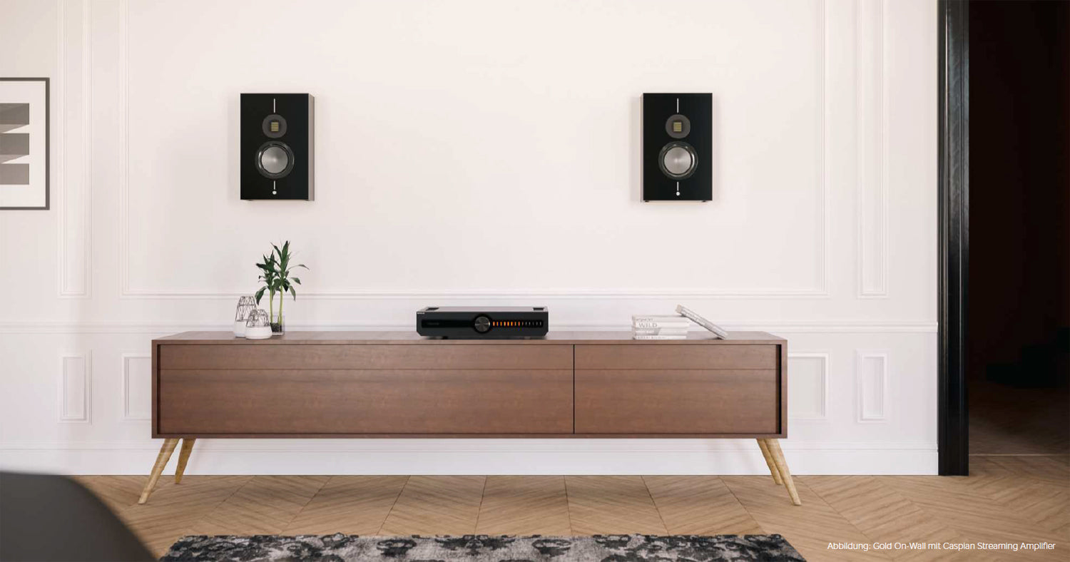 monitor audio gold on-wall lautsprecher berlin schwarz