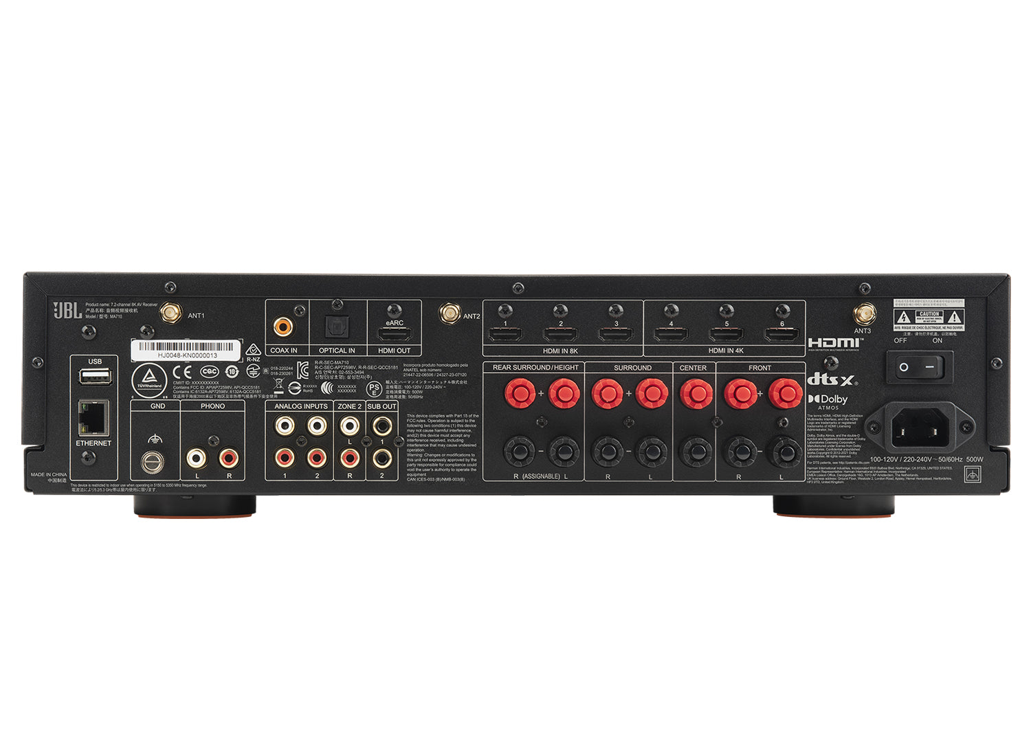 jbl ma710 av-receiver schwarz berlin