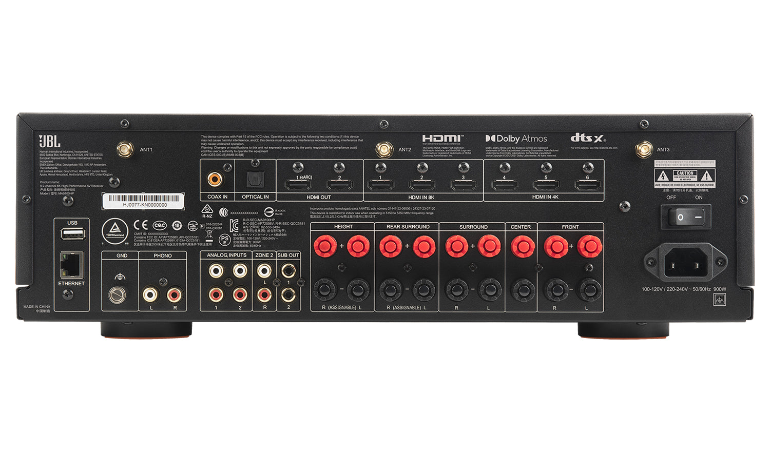 jbl ma9100hp av-receiver berlin schwarz