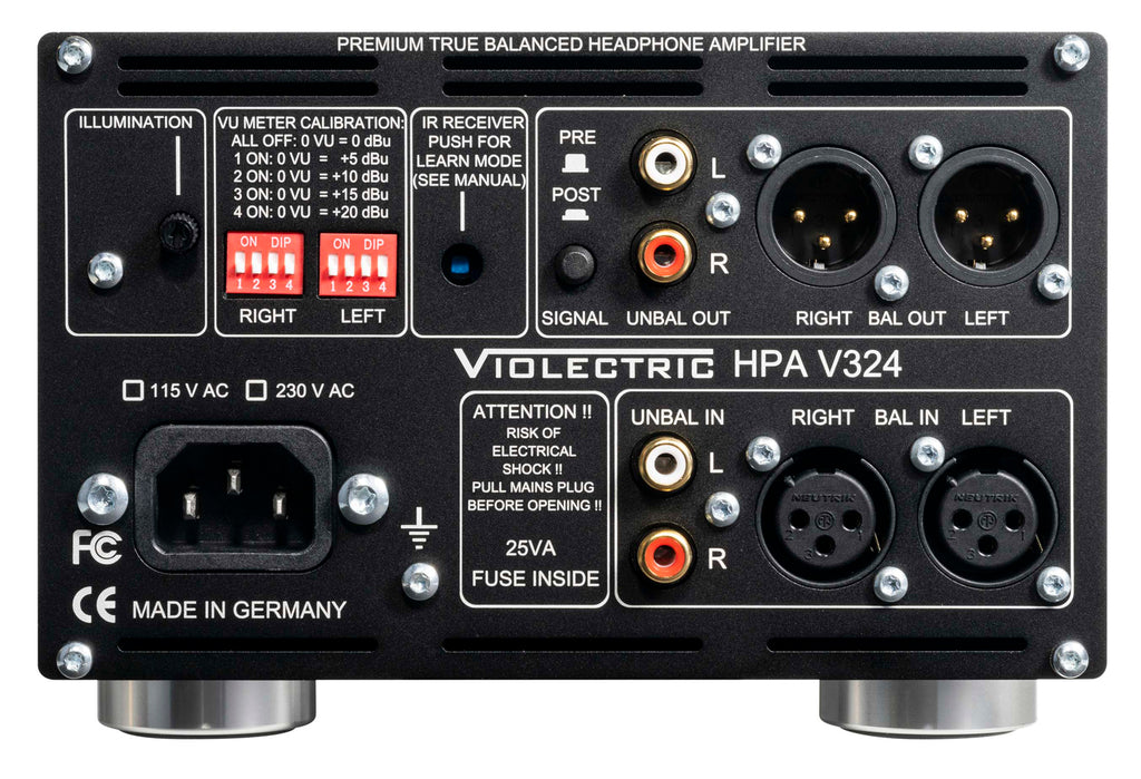 violectric hpa v324 kopfhörerverstärker rückansicht