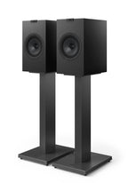 kef q3 meta kompaktlautsprecher schwarz stands