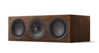 kef q6 meta center lautsprecher walnuss