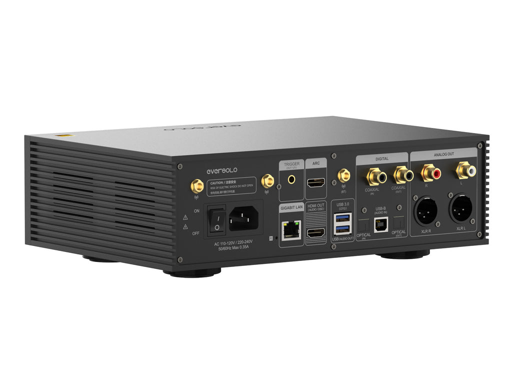 eversolo DMP-A6 Master Edition Gen 2 schwarz rückansicht seite